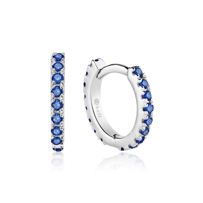 saphir diamond Daz earrings