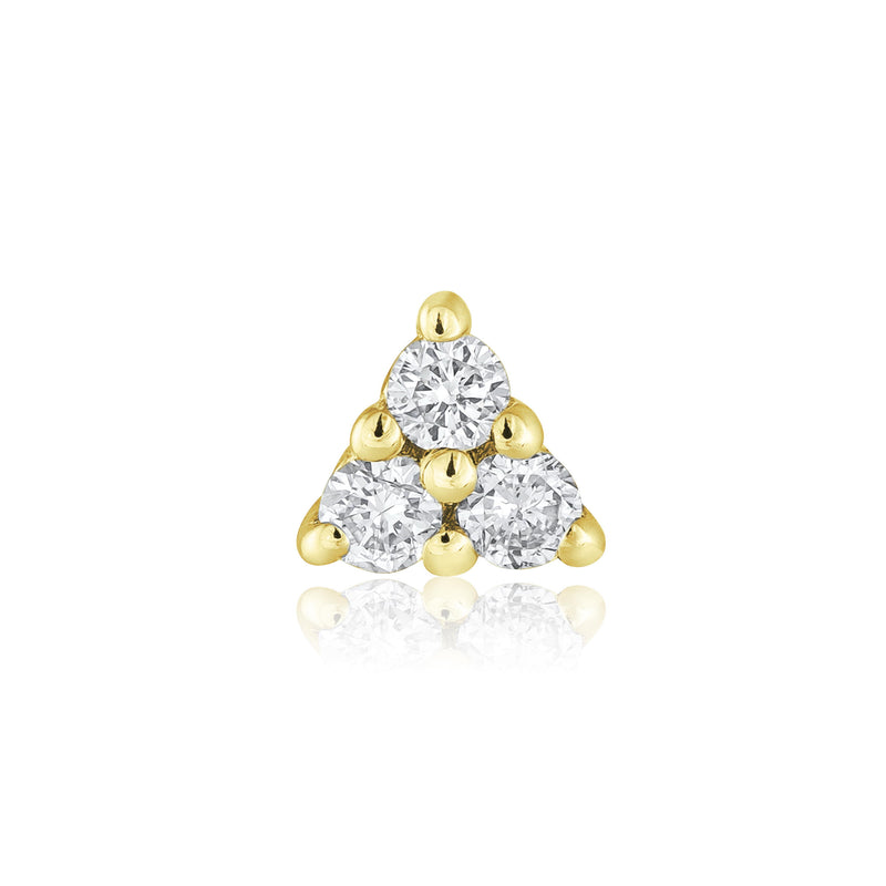 Kefi Jewelry-Esma-Yellow Gold-diamond earrings