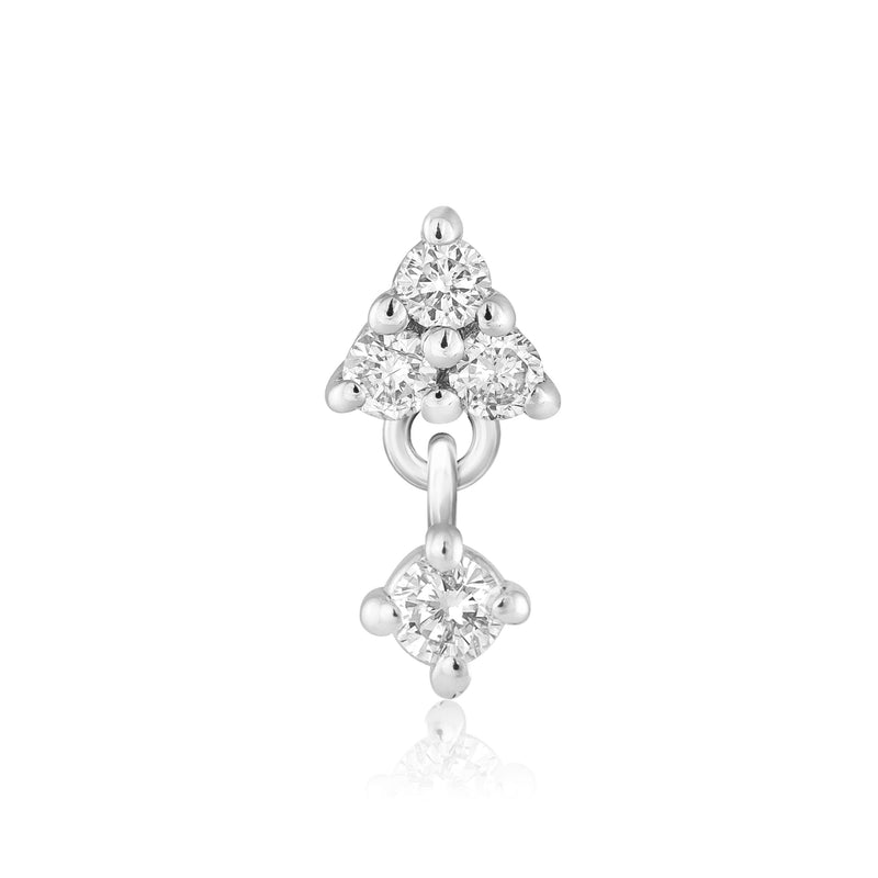 Kefi Jewelry-Oni-White Gold-diamond earrings