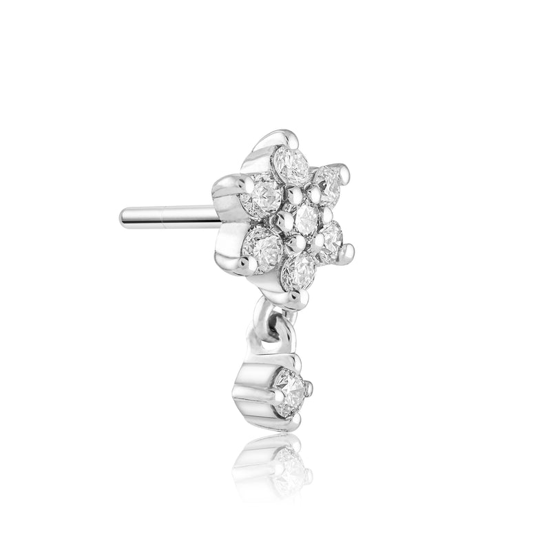 Kefi Jewelry-Marianne-White Gold-diamond earrings