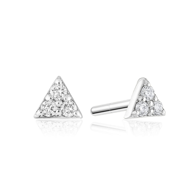 Kefi Jewelry-Elvi-White Gold-diamond earrings