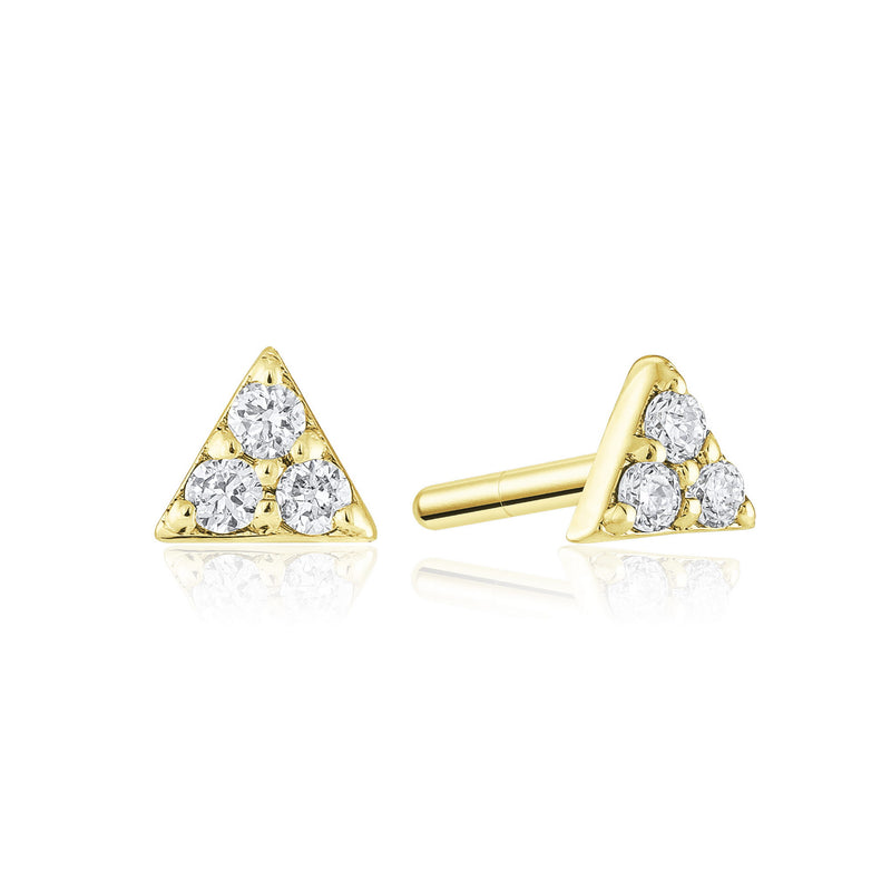 Kefi Jewelry-Elvi-Yellow Gold-diamond earrings